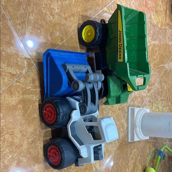 John Deere Other - John Deere Green and Blue Toy Dump Truck